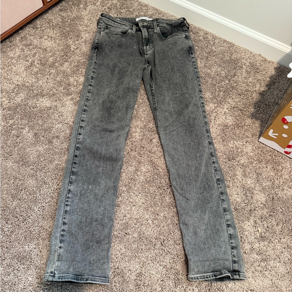 Calvin Klein Jeans Gray Straight Leg Denim